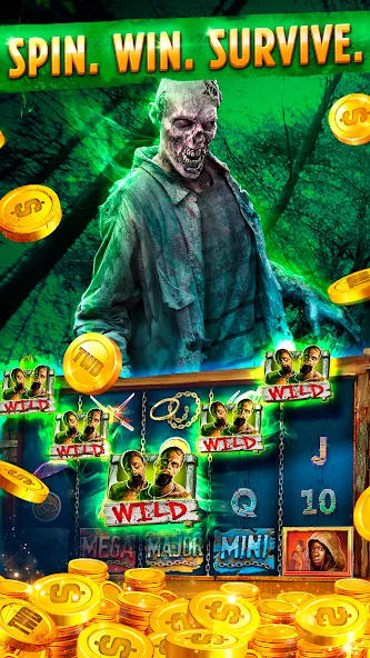 The Walking Dead Casino Slots (Зе Вокинг Дед Казино Слотс)  [МОД Меню] Screenshot 3