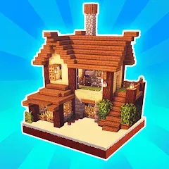 Взломанная MiniCraft Village (МиниКрафт Деревня)  [МОД Unlimited Money] - полная версия apk на Андроид