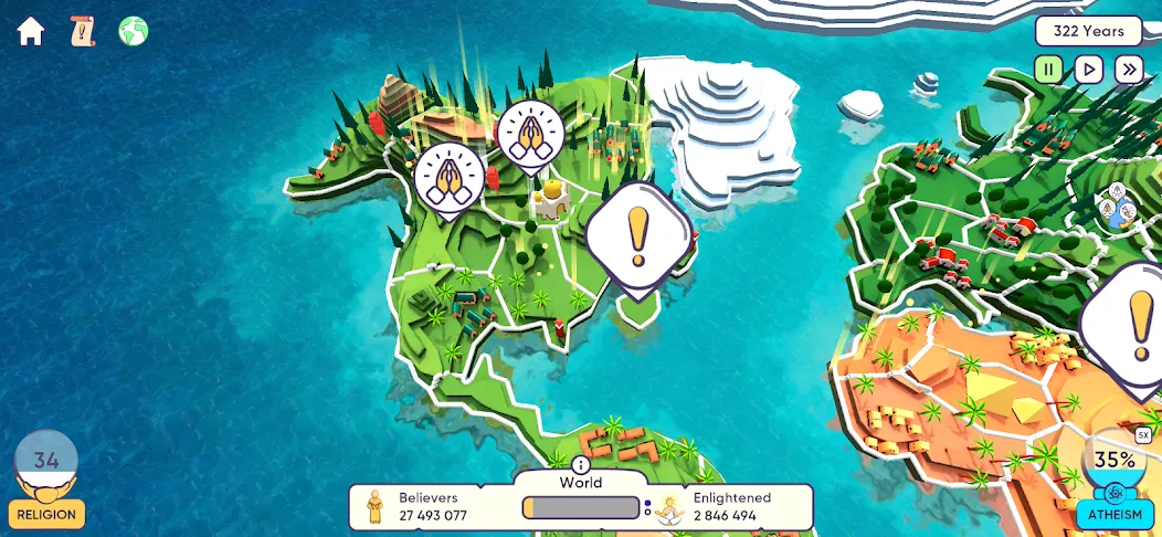 Religion Inc. God Simulator (Релиджн Инк)  [МОД Все открыто] Screenshot 3