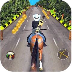 Скачать взлом Cowboy Horse Run  [МОД Все открыто] - полная версия apk на Андроид
