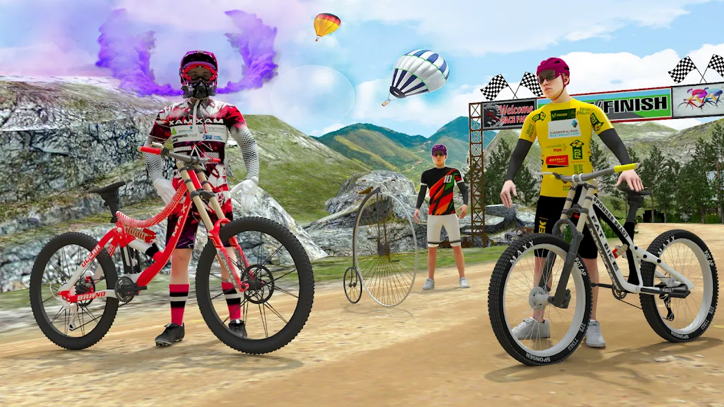 BMX Rider: Cycle Race Game  [МОД Меню] Screenshot 4