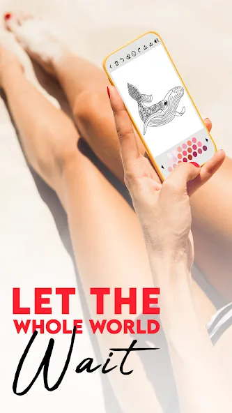 Coloring for adults offline  [МОД Unlocked] Screenshot 1