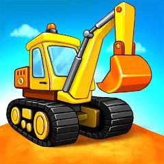 Скачать взломанную Car & Games for kids building  [МОД Много денег] - стабильная версия apk на Андроид