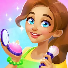 Взломанная Makeover Salon: Beauty Mania (Маковер Салон)  [МОД Много денег] - стабильная версия apk на Андроид