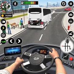 Взломанная Bus Simulator - Driving Games  [МОД Бесконечные деньги] - последняя версия apk на Андроид