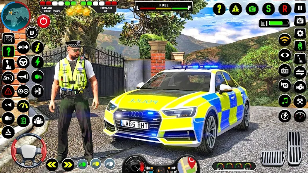 NYPD Police Car Parking Game  [МОД Unlocked] Screenshot 1