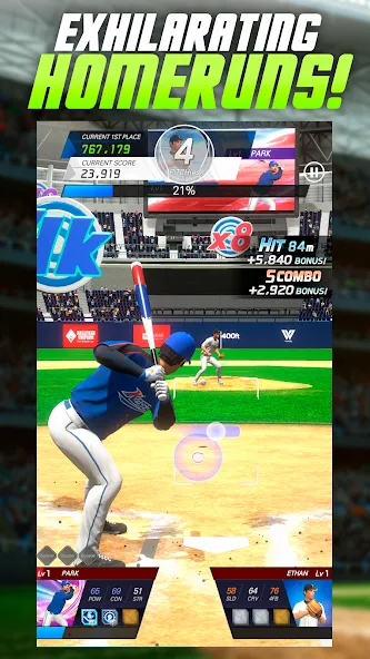 HOB Homerun Battle (Гомерун Баттл)  [МОД Много денег] Screenshot 1