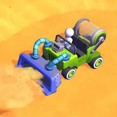 Скачать взломанную Sand Miner: Idle Mining Game (Сэнд Майнер)  [МОД Много денег] - стабильная версия apk на Андроид
