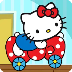 Взлом Hello Kitty games - car game  [МОД Бесконечные монеты] - полная версия apk на Андроид
