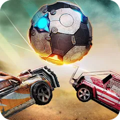 Взломанная Rocket Car Ball  [МОД Mega Pack] - полная версия apk на Андроид