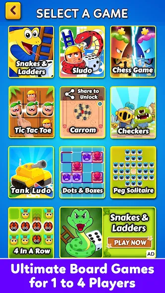 Family Board Games Offline  [МОД Menu] Screenshot 1