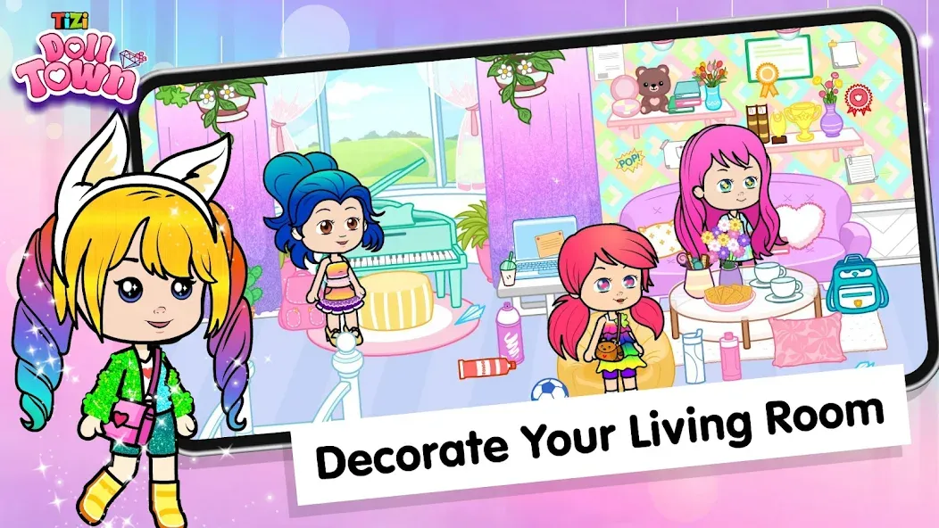 Tizi Town: Doll Dress Up Games  [МОД Unlimited Money] Screenshot 4