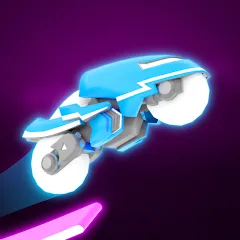 Скачать взломанную Rider Worlds - Neon Bike Races (Райдер Ворлдс)  [МОД Unlocked] - стабильная версия apk на Андроид