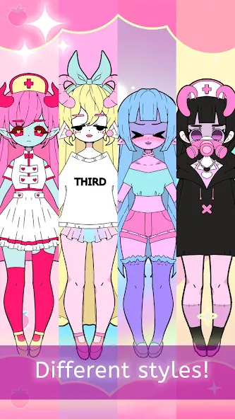 Moon's Closet dress up game  [МОД Много денег] Screenshot 4