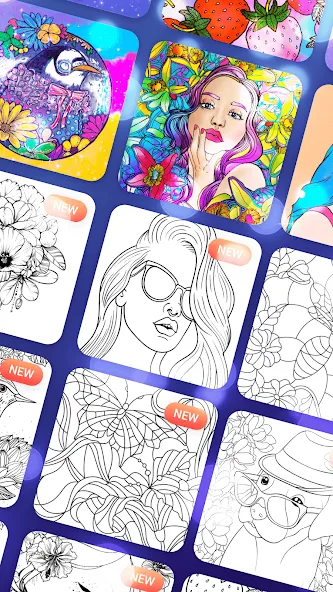 Magic Paint: Color by number (Магик Пейнт)  [МОД Mega Pack] Screenshot 3