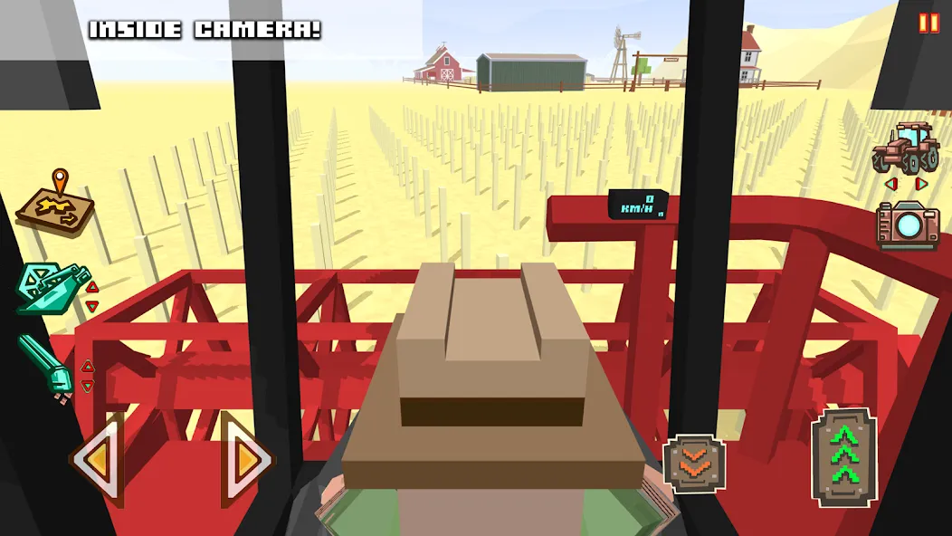 Blocky Farm Racing & Simulator  [МОД Бесконечные монеты] Screenshot 3