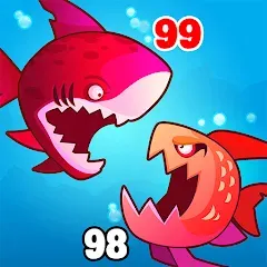 Взлом Eat Fish.IO : Fish Battle  [МОД Много монет] - полная версия apk на Андроид