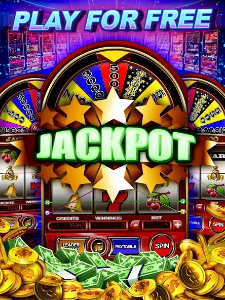 Money Wheel Slot Machine Game (Мани Вил Слот Машине Гейм)  [МОД Все открыто] Screenshot 4