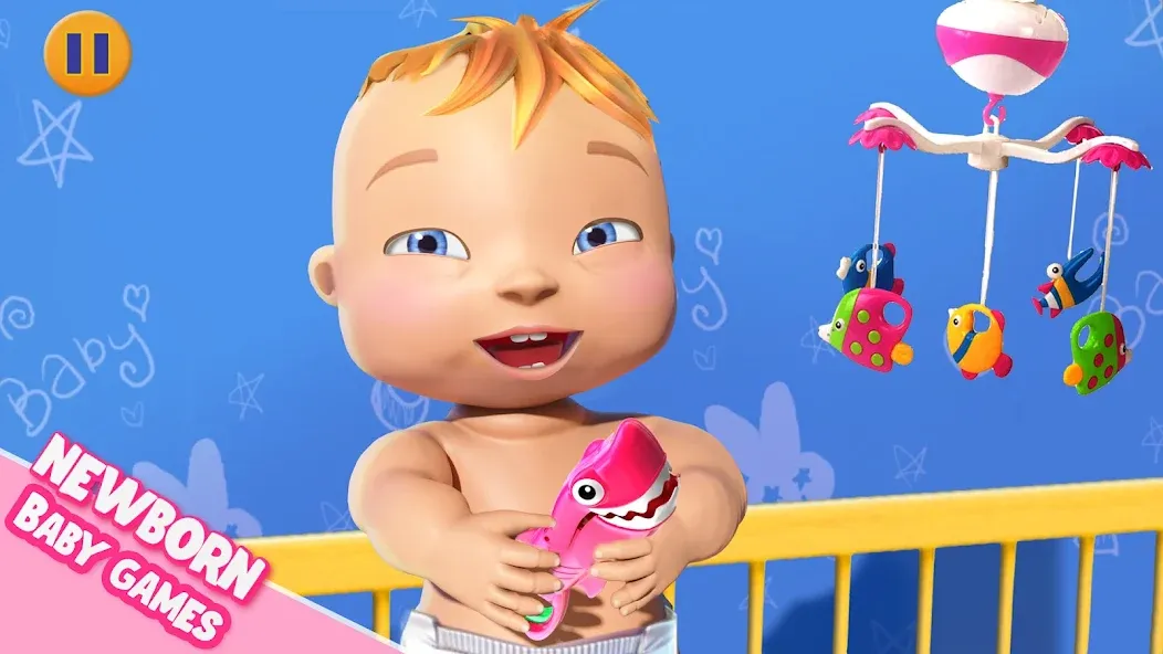 Virtual Baby Mother Simulator  [МОД Бесконечные монеты] Screenshot 1