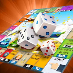Скачать взломанную CrazyPoly - Business Dice Game (КрейзиПоли)  [МОД Много денег] - полная версия apk на Андроид