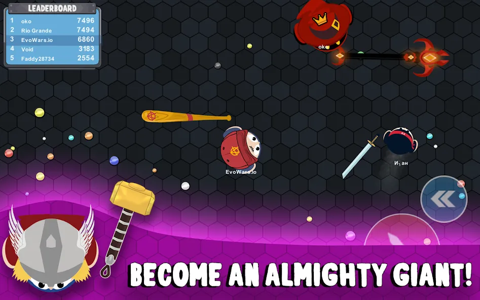 EvoWars.io  [МОД Все открыто] Screenshot 4