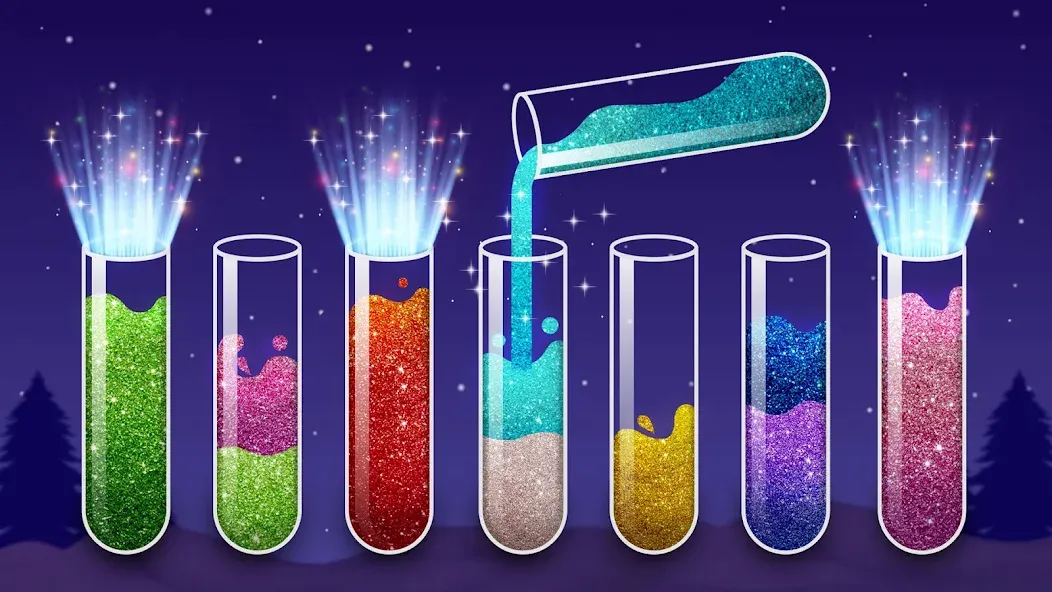 Color Water Sort Wooden Puzzle (Цвет воды Сорт Вуди Пазл)  [МОД Меню] Screenshot 1