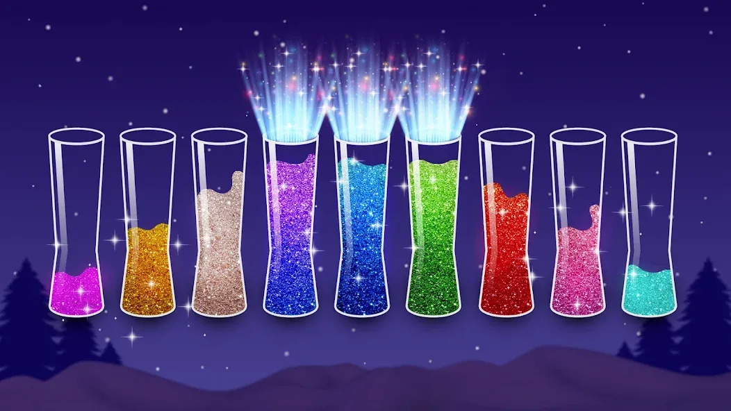 Color Water Sort Wooden Puzzle (Цвет воды Сорт Вуди Пазл)  [МОД Меню] Screenshot 2