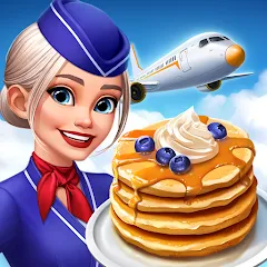 Скачать взломанную Airplane Chefs - Cooking Game (Эйрплейн Чефз)  [МОД Бесконечные монеты] - стабильная версия apk на Андроид
