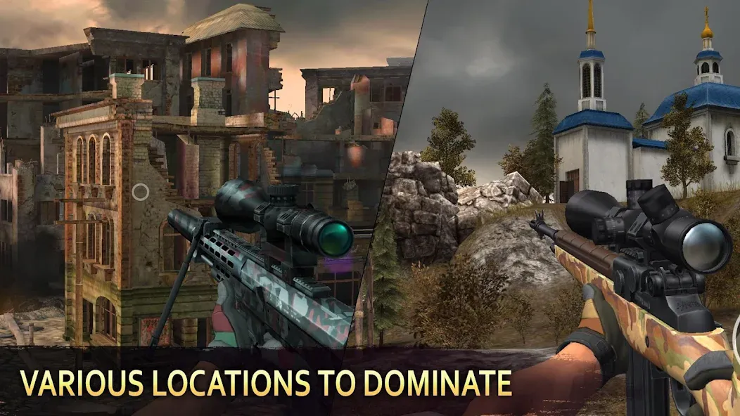 Sniper Arena: PvP Army Shooter  [МОД Mega Pack] Screenshot 3