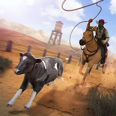 Скачать взлом Cowboys Horse Racing Derby  [МОД Все открыто] - стабильная версия apk на Андроид