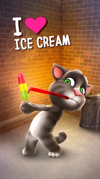 Talking Tom Cat  [МОД Много монет] Screenshot 1