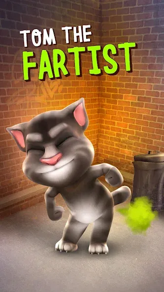 Talking Tom Cat  [МОД Много монет] Screenshot 3