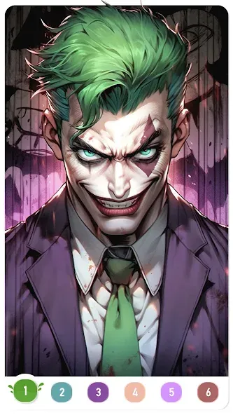 Clown Color, Paint by number  [МОД Меню] Screenshot 3