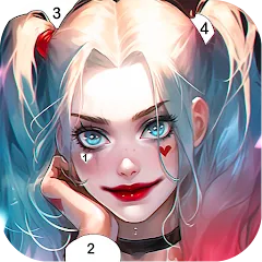 Взлом Clown Color, Paint by number  [МОД Меню] - последняя версия apk на Андроид