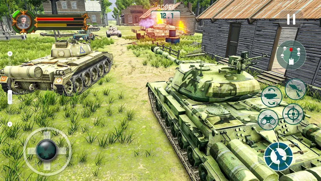 Army Tank Games Offline 3d  [МОД Все открыто] Screenshot 5