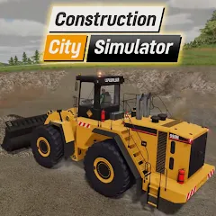 Скачать взломанную Construction City Simulator (Конструкция Сити Симулятор)  [МОД Unlimited Money] - полная версия apk на Андроид