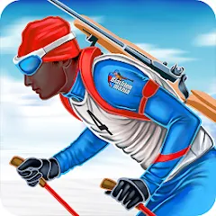 Взломанная Biathlon Mania (Биатлон Мания)  [МОД Бесконечные монеты] - последняя версия apk на Андроид