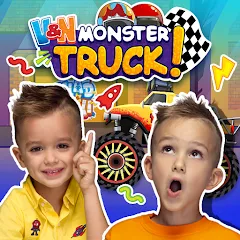 Скачать взлом Monster Truck Vlad & Niki  [МОД Unlocked] - последняя версия apk на Андроид