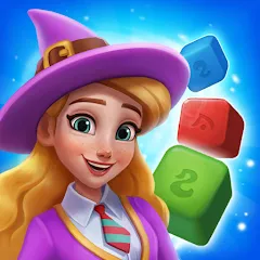 Взломанная Magic Blast: Mystery Puzzle (Маджик Бласт)  [МОД Unlocked] - полная версия apk на Андроид