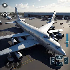 Взлом Real Plane Flying Simulator  [МОД Много денег] - полная версия apk на Андроид