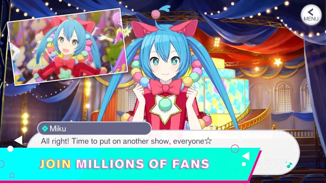 HATSUNE MIKU: COLORFUL STAGE! (Хацуне Мику)  [МОД Mega Pack] Screenshot 5