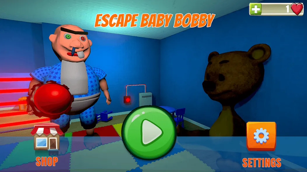 Escape Giant Obby (Эскеип Бэйби Бобби)  [МОД Много монет] Screenshot 1