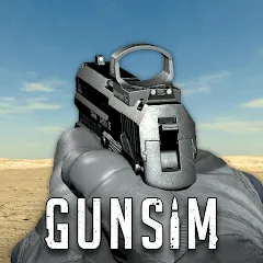 Скачать взломанную GUNSIM - 3D FPS Shooting Guns (ГУНСИМ)  [МОД Mega Pack] - полная версия apk на Андроид