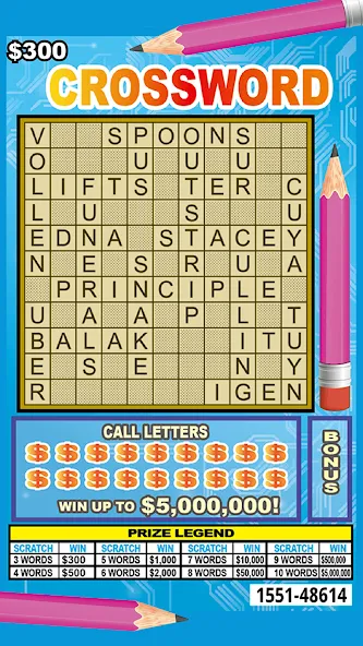 Scratch Off Lottery Scratchers  [МОД Unlimited Money] Screenshot 1