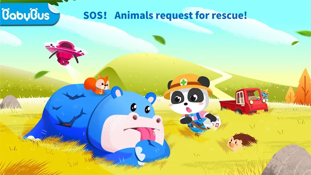 Baby Panda: Care for animals  [МОД Бесконечные деньги] Screenshot 1