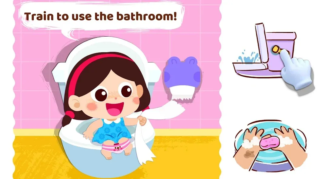 Baby Panda's Daily Habits  [МОД Все открыто] Screenshot 4
