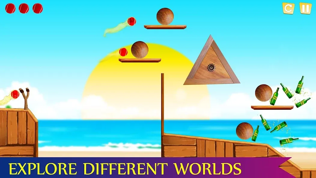 Hit Bottles Knock Down 2  [МОД Menu] Screenshot 3