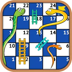 Взлом Snakes and Ladders - Ludo Game (Змеи и лестницы)  [МОД Бесконечные монеты] - последняя версия apk на Андроид