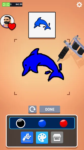 Ink Inc. - Tattoo Drawing  [МОД Mega Pack] Screenshot 2