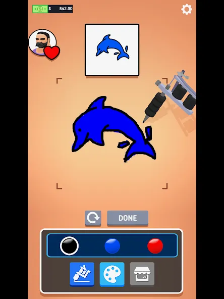 Ink Inc. - Tattoo Drawing  [МОД Mega Pack] Screenshot 5